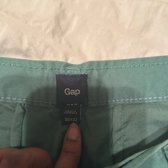NWOT Gap slim twill pant frost spruce size 30 X 32 - Picture 3 of 5
